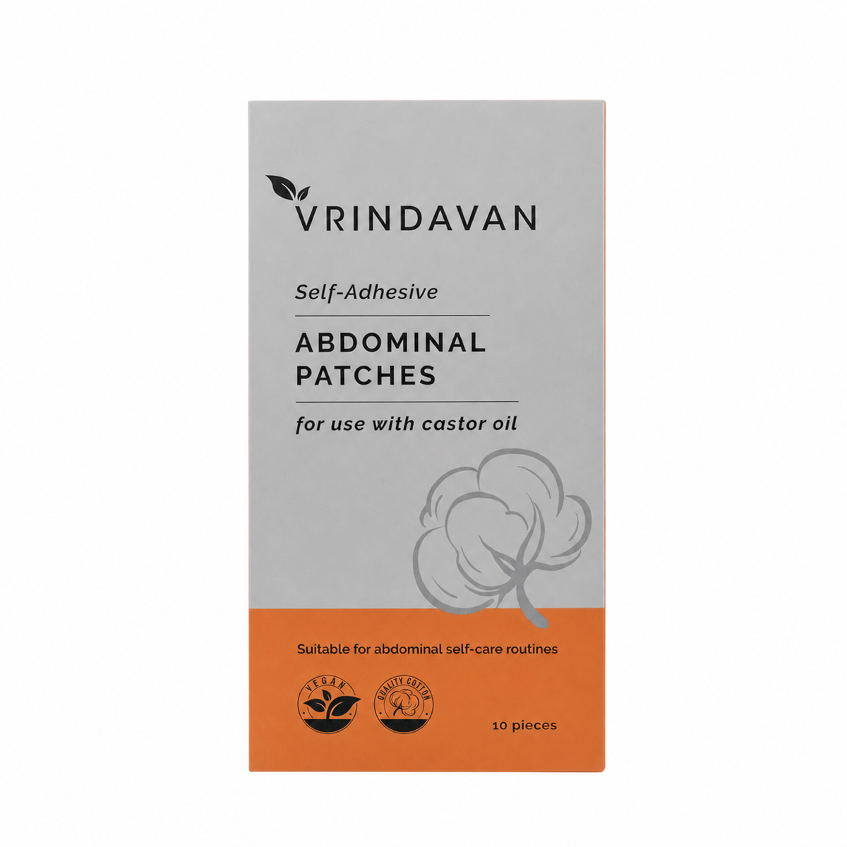 Vrindavan Self-Adhesive Abdominal Patches 10 Pieces front pack