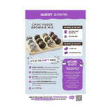 Well & Good Choc Fudge Brownie Mix 400g back pack image