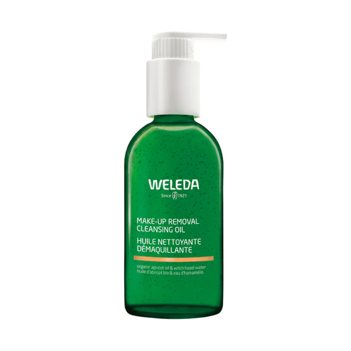 Weleda Make-Up Removal Cleansing Oil (Organic Apricot Oil & Witch Hazel Water) 150ml — front packshot