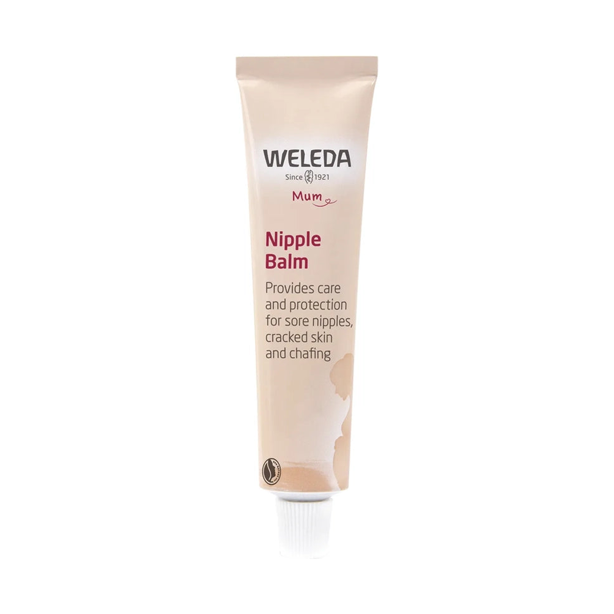 Weleda Nipple Balm Mum 25g — balm tube front
