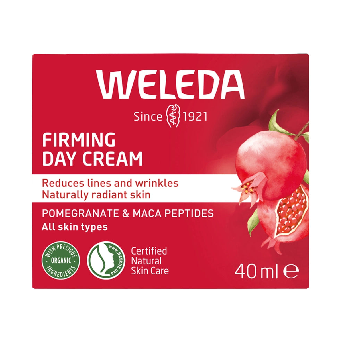 Weleda Day Cream Firming (Pomegranate & Maca Peptides) 40ml — day cream carton front