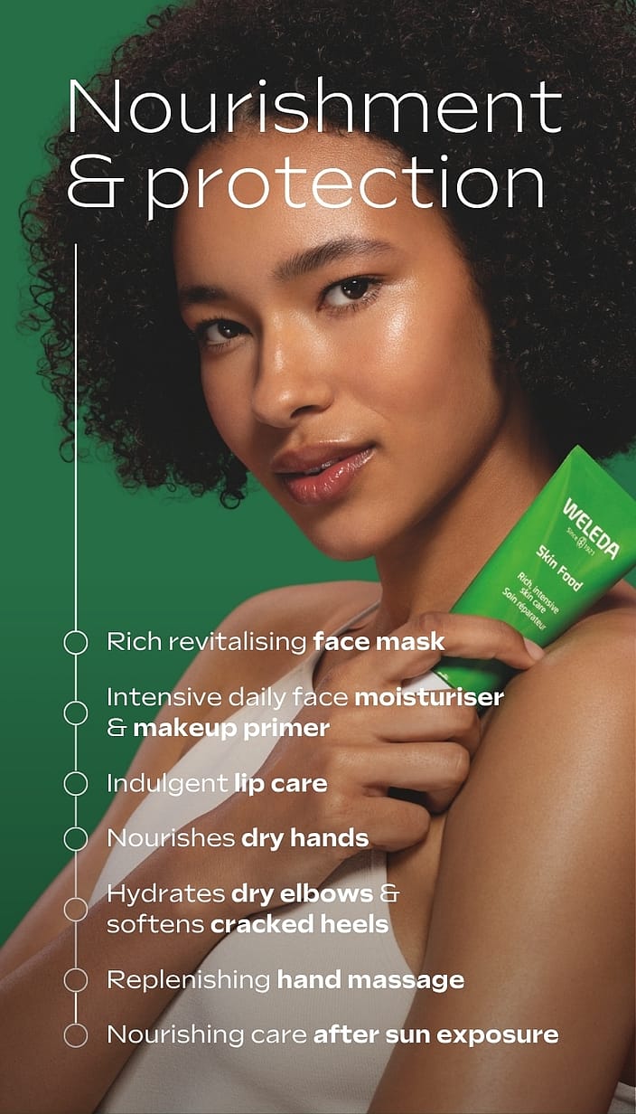 Weleda Skin Food Original manufacturer guide to moisturising uses